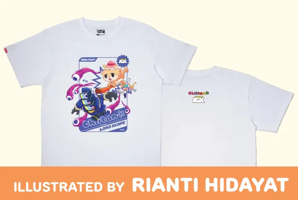 T-Shirt Chiitan☆ × IGX — Illustrated by Rianti Hidayat